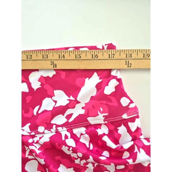 GRAND SLAM Women's Skirt Skort XL Tennis Pickleball Pink White Ruffle Floral - Picture 5 of 8